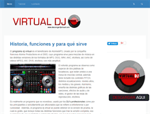 Tablet Screenshot of descargardjvirtual.com